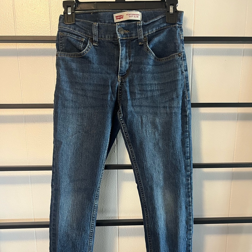 Boy's Levis Jeans Size 12 Reg, PERFORMANCE 511 SLIM, W26xL27